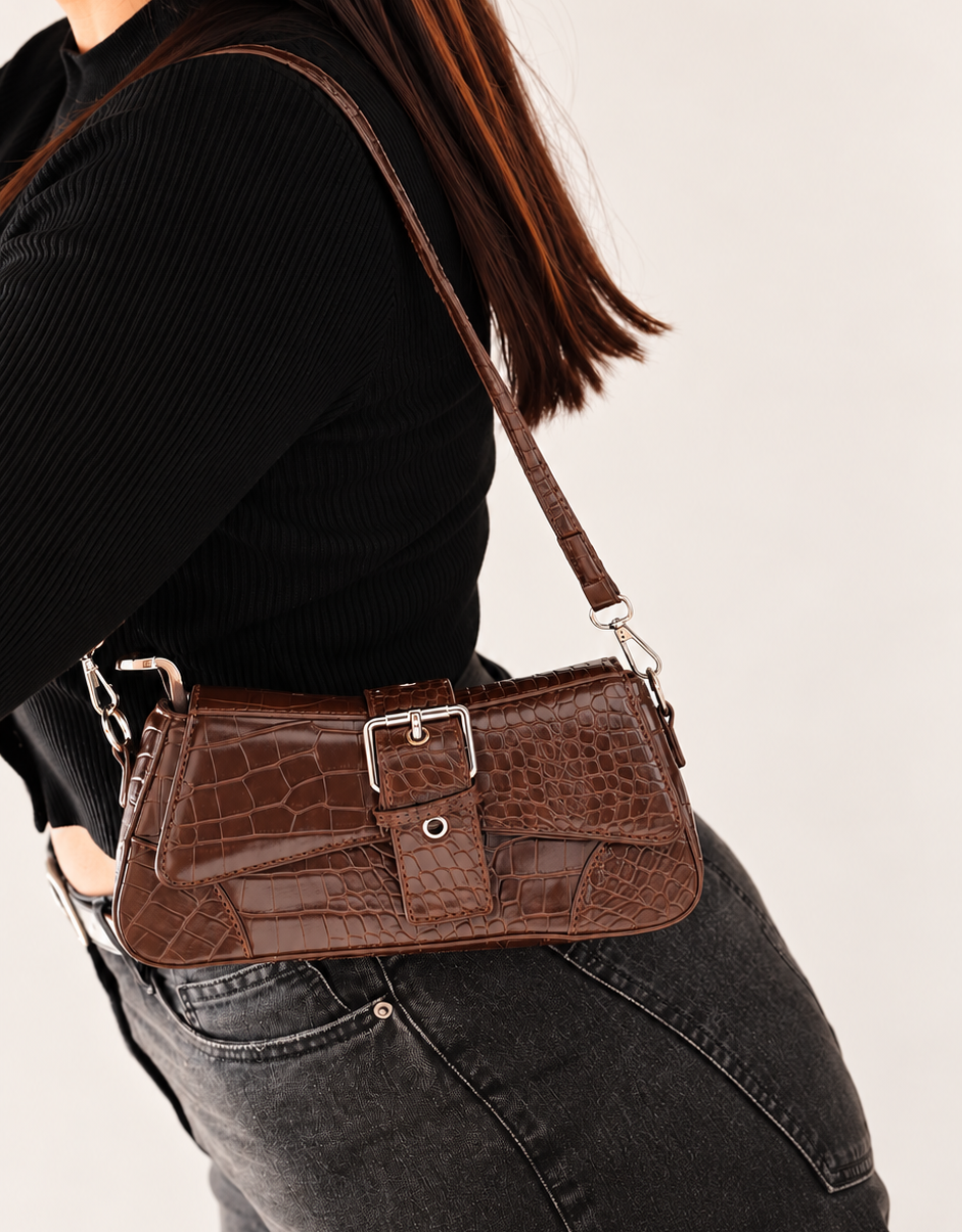 Cartera Croco